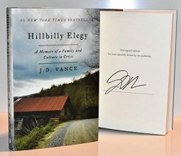 Cover art for Hillbilly Elegy AUTOGRAPHED by J.D. Vance (SIGNED EDITION)
