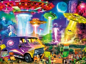 Cover art for Buffalo Games - Aimee Stewart - I Brake for UFOs - 1000 Piece Jigsaw Puzzle