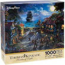 Cover art for Disney Parks Exclusive Thomas Kinkade Pirates of Caribbean 27"x20" 1000 Pc. Puzzle