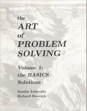 Cover art for Art of Problem Solving : The Basic Solution
