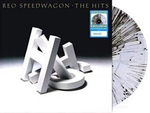 Cover art for R.E.O. Speedwagon - The Hits - Exclusive Clear with Black & White Splatter Vinyl