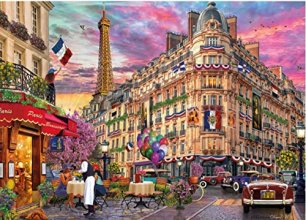 Cover art for Ceaco - David Maclean - Cities - Bonjour Paris - 1000 Piece Jigsaw Puzzle