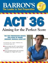 Cover art for Barron's ACT 36: Aiming for the Perfect Score