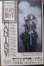 Cover art for The Year's Best Fantasy: First Annual Collection