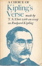 Cover art for A Choice of Kipling's Verse