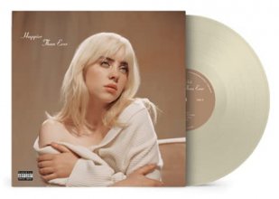 Cover art for Happier Than Ever LIMITED EDITION Pale Yellow Color LP Vinyl