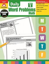 Cover art for Daily Word Problems, Grade 6