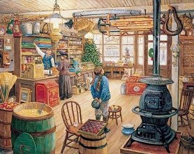 Cover art for White Mountain Puzzles The Olde General Store - 1000 Piece Jigsaw Puzzle