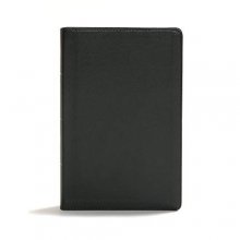 Cover art for CSB Giant Print Center-Column Reference Bible, Black LeatherTouch