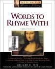 Cover art for Words to Rhyme With: For Poets and Songwriters (The Facts on File Writer's Library)