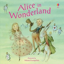 Cover art for Alice in Wonderland. Illustrated by Mauro Evangelista