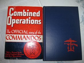 Cover art for Combined Operations: The Official Story of the Commandos, with a Foreword by Vice-Admiral Lord Louis Mountbatten.