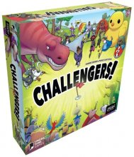 Cover art for Challengers Card Game | Strategy/Interactive Deck Management Game | Fun Family Game for Adults and Kids | Ages 10+ | 1-8 Players | Average Playtime 45 Minutes | Made by Z-Man Games