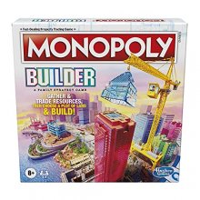 Cover art for Monopoly Builder Board Game for Kids and Adults, Strategy Games, Family Board Games, for Kids 8 and Up, 2-4 Players