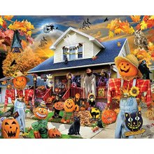 Cover art for White Mountain Haunted House Halloween 1000 Piece Jigsaw Puzzle
