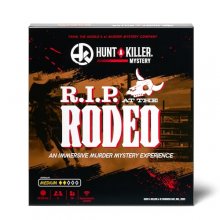 Cover art for Hunt A Killer R.I.P at The Rodeo - Solve a Murder of a Rodeo Clown - Crime Solving Games for True Crime Fans - Murder Mystery Game for Adults - Solve Crimes at Game Night or Date Night