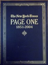 Cover art for The New York Times Page One: 1851-2004 (Easton Press)