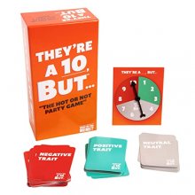 Cover art for They're a 10 But...The Hot or Not Party Game - Fun Card Games for Adults by What Do You Meme®