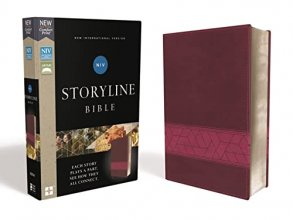 Cover art for NIV, Storyline Bible, Leathersoft, Pink, Comfort Print: Each Story Plays a Part. See How They All Connect.