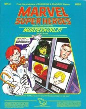 Cover art for Murderworld! (Marvel Super Heroes module MH3)