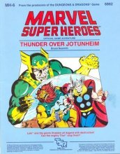Cover art for Thunder over Jotunheim (Marvel Super Heroes module MH6)