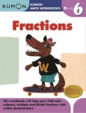 Cover art for Kumon Grade 6 Fractions (Kumon Math Workbooks)