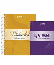 Cover art for CPT Professional 2023 and E/M Companion 2023 Bundle