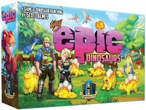 Cover art for Gamelyn Games Tiny Epic Dinosaurs,12+ years