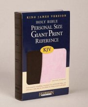 Cover art for KJV Giant Print Personal Size Reference Bible Pink / Chocolate