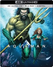 Cover art for Aquaman 4K Limited Edition Steelbook (4K Ultra+Blu-Ray+Digital)