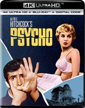 Cover art for Psycho (1960) - 4K Ultra HD + Blu-ray + Digital [4K UHD]