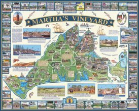 Cover art for White Mountain Puzzles Martha's Vineyard - 1000 Piece Jigsaw Puzzle