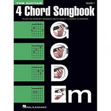 Cover art for The Guitar 4-Chord Songbook G-C-D-Em: Melody/Lyrics/Chords