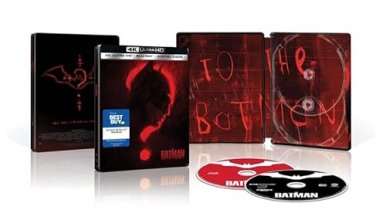 Cover art for The BATMAN 4K Ultra HD Blu-ray Steelbook 2022