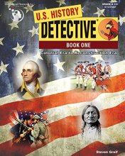 Cover art for U.S. History Detective Book 1 Workbook - Colonial Era to Reconstruction Era (Grades 8-12)