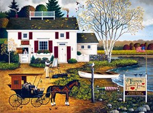 Cover art for Buffalo Games - Charles Wysocki - Birch Point Cove - 1000 Piece Jigsaw Puzzle for Adults Challenging Puzzle Perfect for Game Night - Finished Size is 26.75 x 19.75