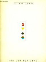 Cover art for Elton John - Too Low For Zero - Piano/Vocal/Guitar