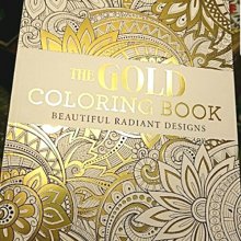 Cover art for The Gold Coloring Book (Beautiful Radian Designs)