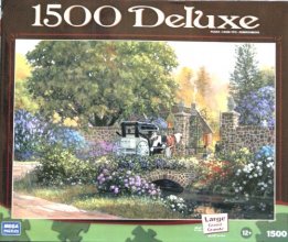 Cover art for Gatekeeper's Cottage 1500 Piece Deluxe Puzzle (32.75" X 22.5")