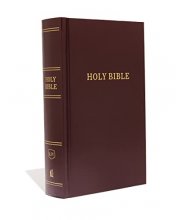 Cover art for KJV, Pew Bible, Large Print, Hardcover, Burgundy, Red Letter, Comfort Print: Holy Bible, King James Version