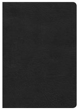 Cover art for NKJV Large Print Compact Reference Bible, Black LeatherTouch