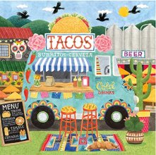 Cover art for Ceaco - Food Trucks - Taco Truck - 550 Piece Jigsaw Puzzle
