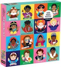 Cover art for Mudpuppy Little Feminist 500 Piece Jigsaw Puzzle for Kids and Adults, Feminist Puzzle Celebrates Women Who Have Made an Impact with Colorful Illustrated Portraits, Great Gift for Feminists
