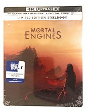 Cover art for Mortal Engines (Limited Edition Steelbook) {4K + Blu-Ray + Digital}