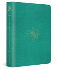 Cover art for ESV Single Column Journaling Bible (TruTone, Teal, Resplendent Cross Design)