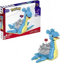 Cover art for MEGA Pokémon Action Figure Building Toys Set for Kids, Lapras with 527 Pieces and Motion, Buildable and Poseable, 7 Inches Tall
