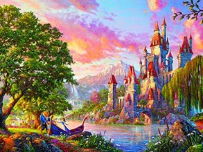 Cover art for Ceaco - Thomas Kinkade - Beauty And The Beast II - 750 Piece Jigsaw Puzzle