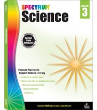 Cover art for Spectrum 3rd Grade Science Workbooks, Ages 8 to 9, Grade 3 Science, Physical, Space, Earth, and Life Science, the History and Nature of Science With Research Activities - 144 Pages (Volume 63)
