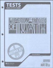 Cover art for Fundamentals of Math Testpack Answer Key 2nd Edition