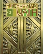 Cover art for Fundamentals of Math Student Text
